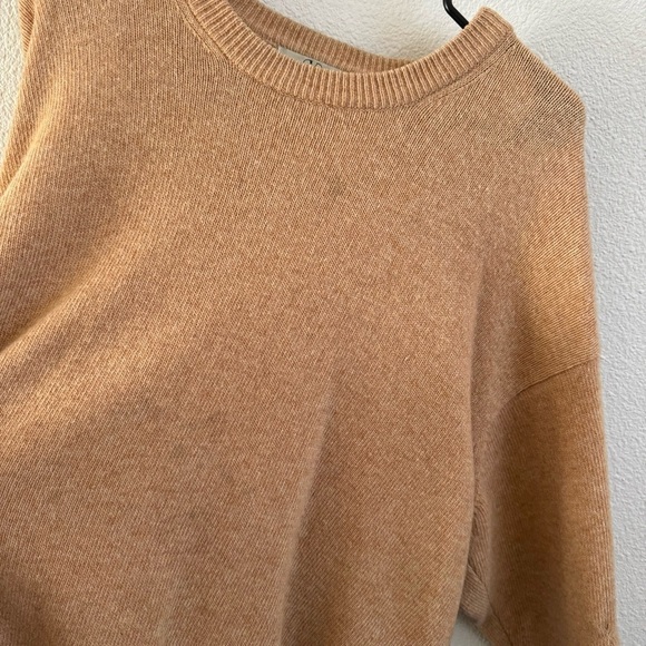Vintage Valentino Studio tan pure wool knit sweater size extra large - Picture 5 of 10